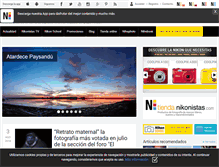 Tablet Screenshot of nikonistas.com
